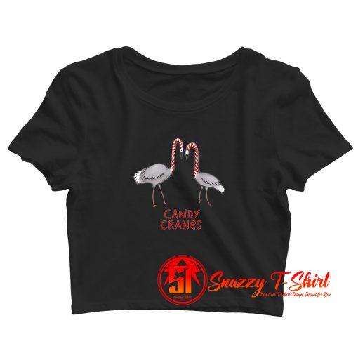 Candy Cranes Crop Top Shirt