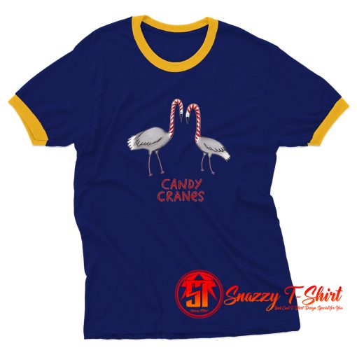 Candy Cranes Ringer Tee