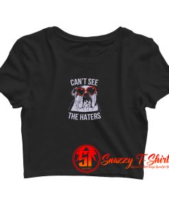 Cant See The Haters Crop Top Shirt