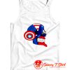 Cap Bent Back Skull Tank Top