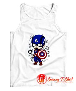 Captain America Pop Art Tank Top