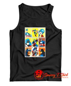 Captain America through the years Tank Top