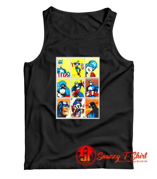 Captain America through the years Tank Top