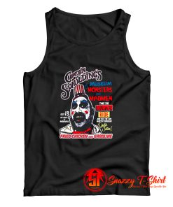 Captain Spaulding Poster Style Museum Monsters And Madman Tank Top