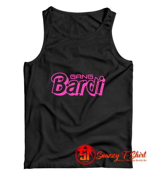 Cardi B Bardi Gang Hip Hop Tank Top