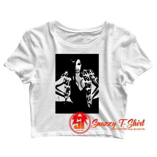 Cardi B design for happy Crop Top Shirt