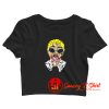 Cardi b Calligram Crop Top Shirt