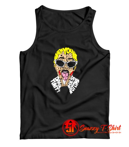 Cardi b Calligram Tank Top