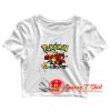 Cartoon Pokemon 25th Anniversary Crop Top Shirt