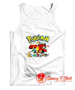 Cartoon Pokemon 25th Anniversary Tank Top