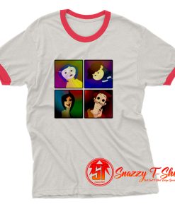 Cartoonized Coraline Ringer Tee