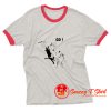 Cat Aiming Go Ringer Tee