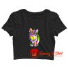 Cat Wearing Carnival Mask Mardi Gras Crop Top Shirt