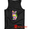 Cat Wearing Carnival Mask Mardi Gras Tank Top