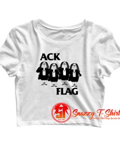 Cathy Ack Flag Crop Top Shirt