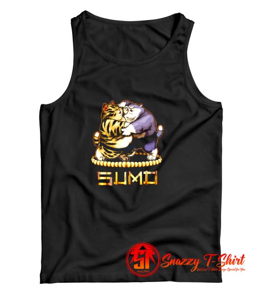 Cats Sumo Wrestling Tank Top