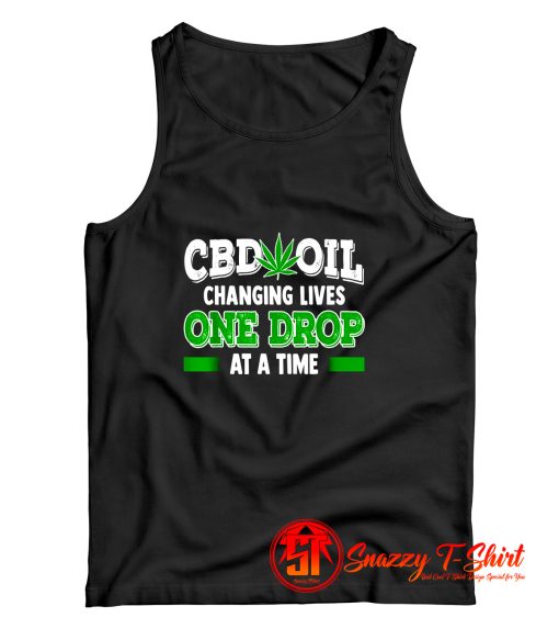 Cbd Oil Shirt Cannabinoid Hemp Heals Slogan Tank Top