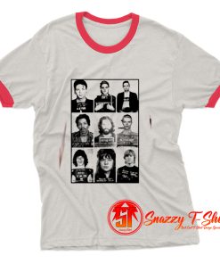 Celebrities Mugshot Ringer Tee