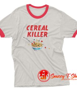 Cereal Killer Pun Ringer Tee