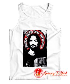 Charles Manson Family Helter Skelter Psycho Charlie Dont Surf Saint Halo Gloriole Tank Top