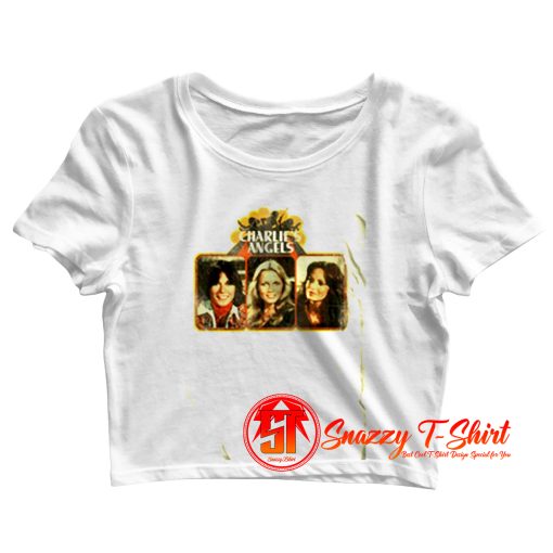 Charlies Angels 1970 Retro Style Crop Top Shirt