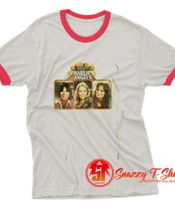 Charlies Angels 1970 Retro Style Ringer Tee