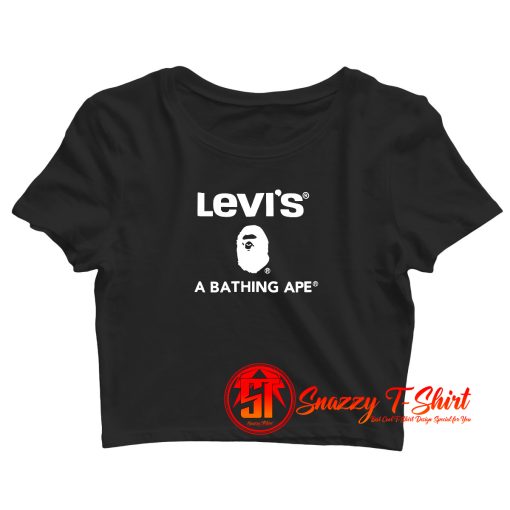 Cheap A Bathing Ape x Levis Crop Top Shirt