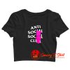 Cheap Anti Social Social Club Bearbrick Crop Top Shirt