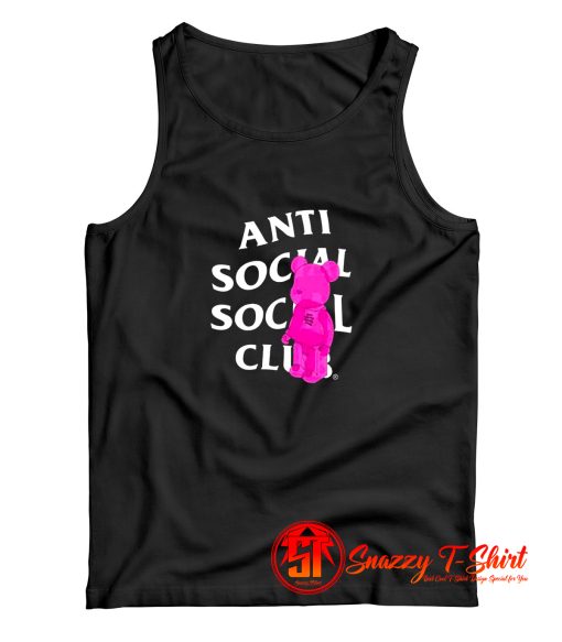 Cheap Anti Social Social Club Bearbrick Tank Top