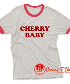 Cherry Baby Ringer Tee