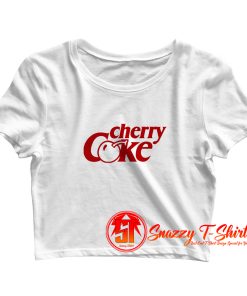 Cherry Coke Crop Top Shirt