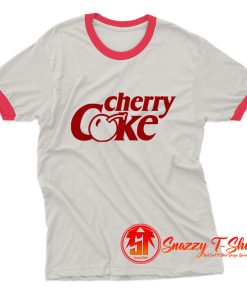 Cherry Coke Ringer Tee