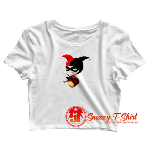 Chibi Harley Quinn Crop Top Shirt