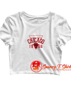 Chicago Bulls 1966 Vintage Style Crop Top Shirt