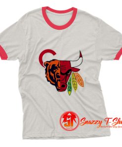 Chicago Sports Team Mashup Ringer Tee