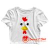 Chicken Halloween Costume Crop Top Shirt