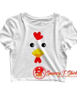 Chicken Halloween Costume Crop Top Shirt