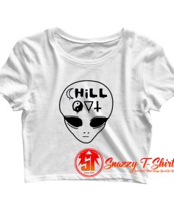 Chill Out Alien Crop Top Shirt