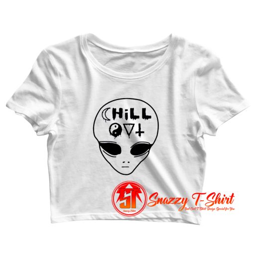 Chill Out Alien Crop Top Shirt