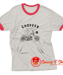 Chopper Motorcycle Ringer Tee