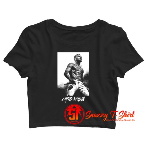 Chris Brown Graphic Crop Top Shirt