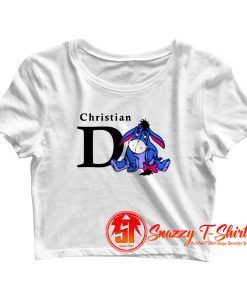 Christian D Eeyore Parody Crop Top Shirt