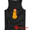 Christmas Basketball Snowman Tank Top