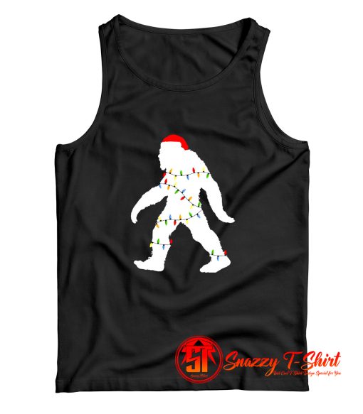 Christmas Bigfoot Yeti Sasquatch Tank Top