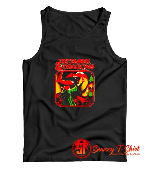 Christmas December Dragons Tank Top