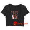 Christmas Doberman Pinscher Sweat Crop Top Shirt