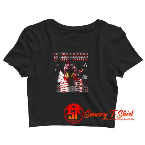 Christmas Doberman Pinscher Sweat Crop Top Shirt