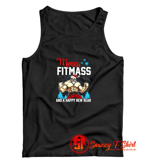 Christmas Happy New Year Parody Fitness Tank Top