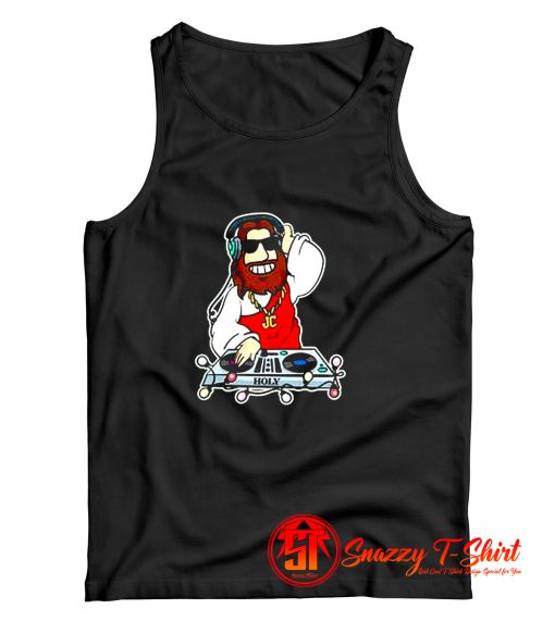 Christmas Jesus DJ Tank Top