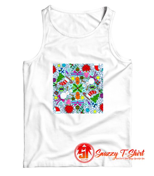 Christmas Mosaic Tank Top